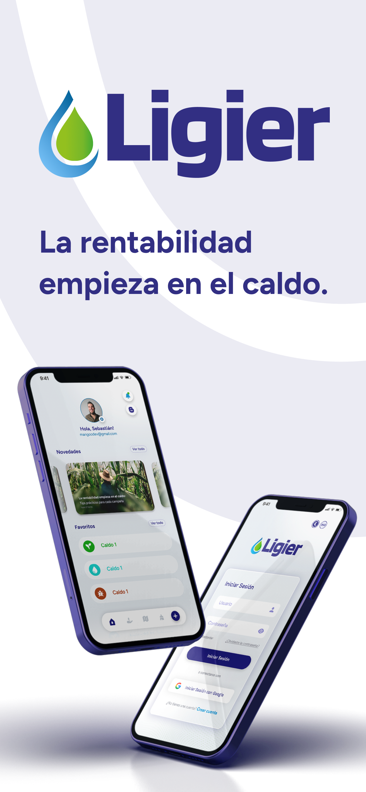 App Ligier - La rentabilidad empieza en el caldo